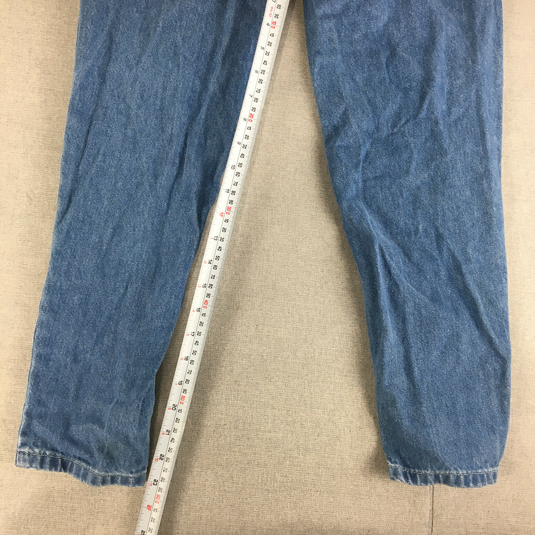 LC Waikiki Kids Girls Jeans Size 10 - 11 Years Blue Elastic Waist Denim