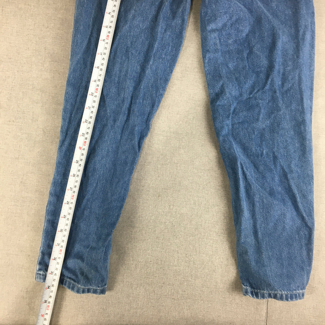 LC Waikiki Kids Girls Jeans Size 10 - 11 Years Blue Elastic Waist Denim