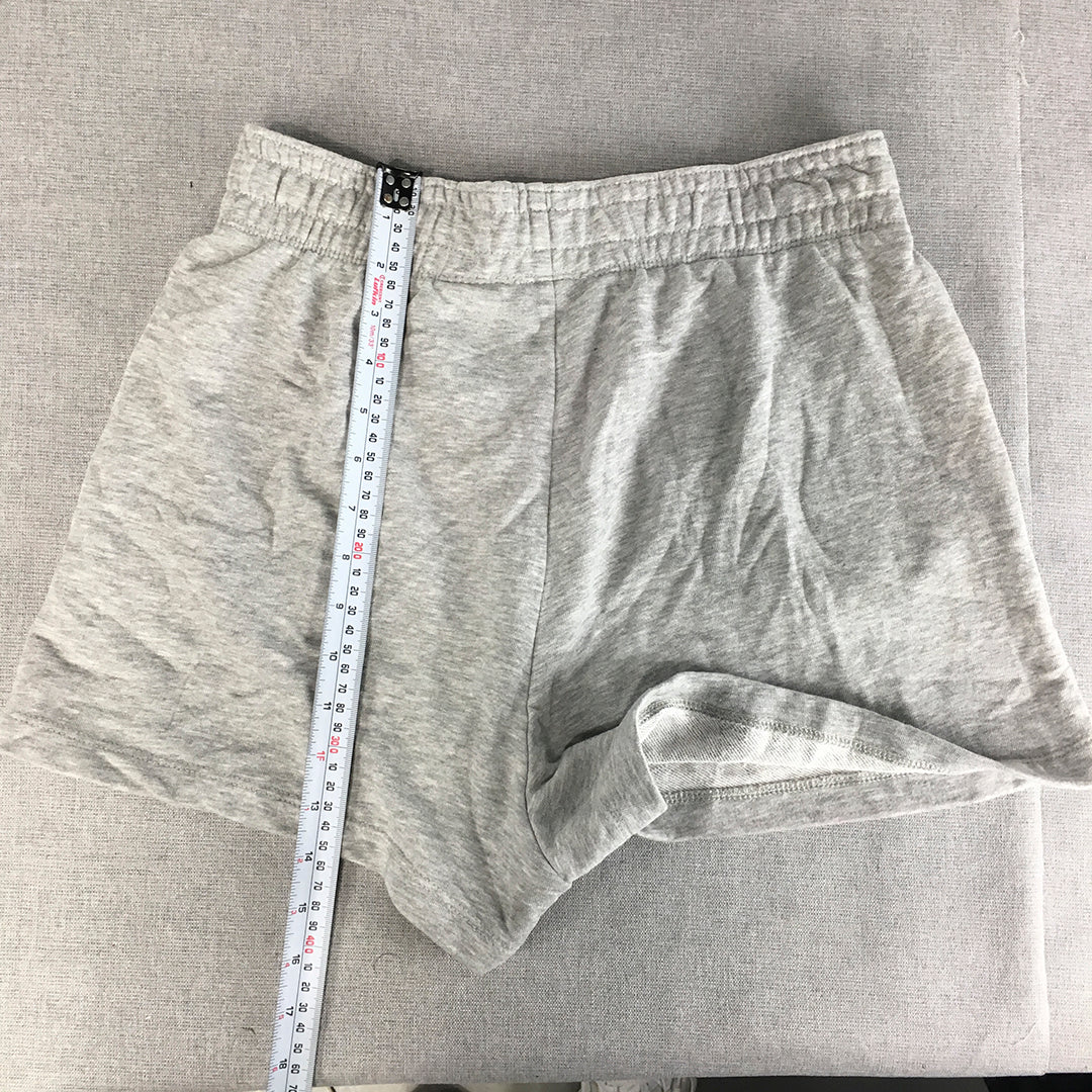 H&M Womens Shorts Size S Grey Elastic Waist Pockets