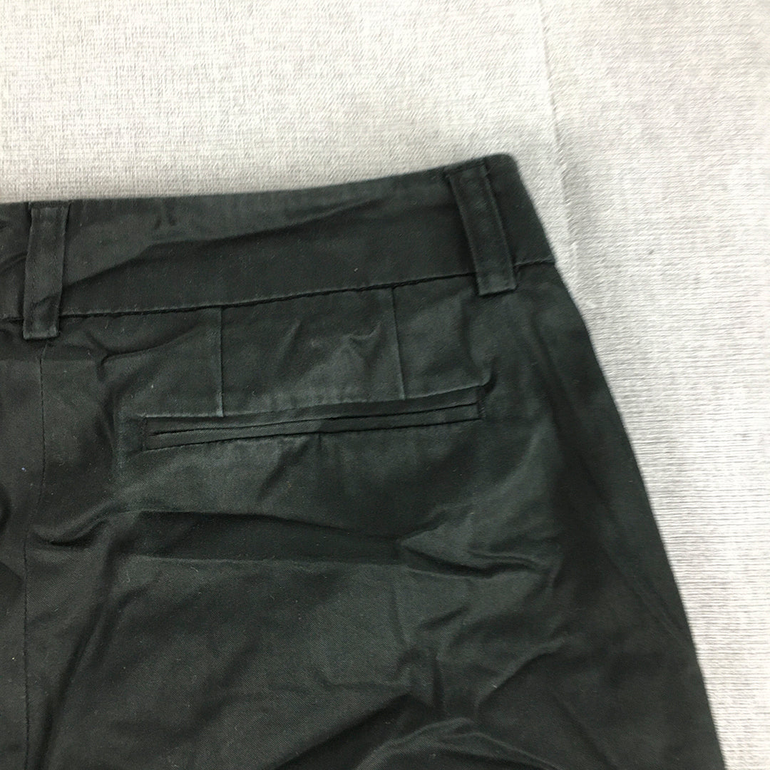 Witchery Womens Shorts Size 6 Black Bermuda