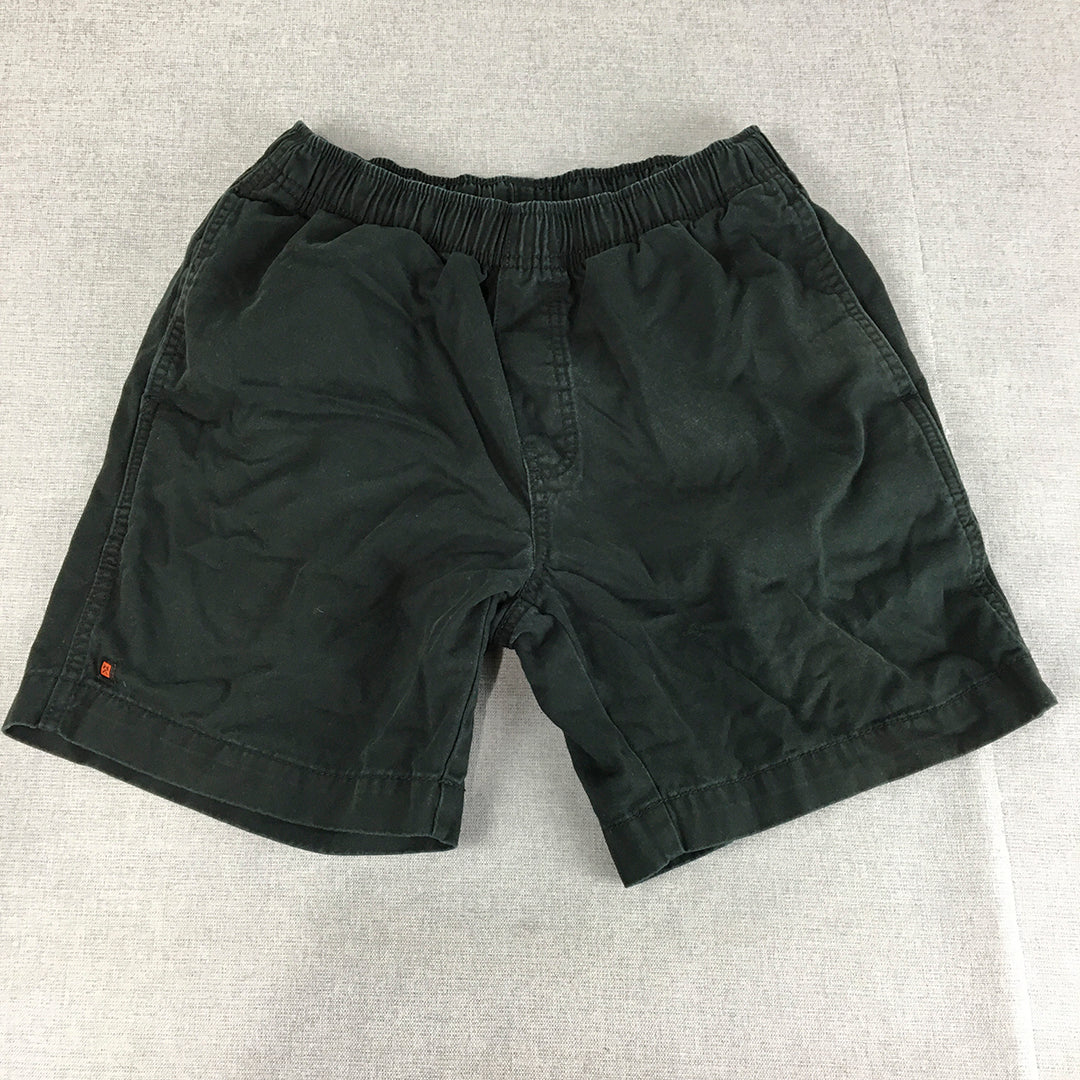 Graphite Mens Shorts Size S Black Drawstring Pockets Workwear Elastic Waist