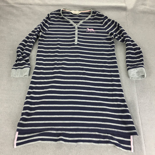 Peter Alexander Womens Sleep Dress Size XL Blue Striped Night Gown