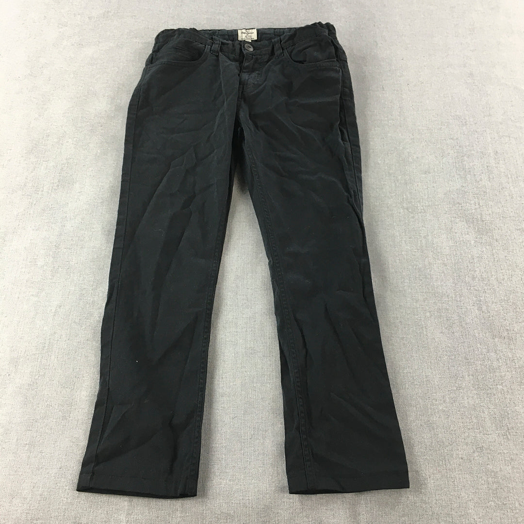 Pepe Jeans Kids Boys Chino Pants Size 12 Navy Blue Regular Fit