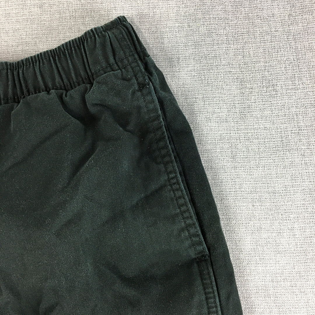 Graphite Mens Shorts Size S Black Drawstring Pockets Workwear Elastic Waist