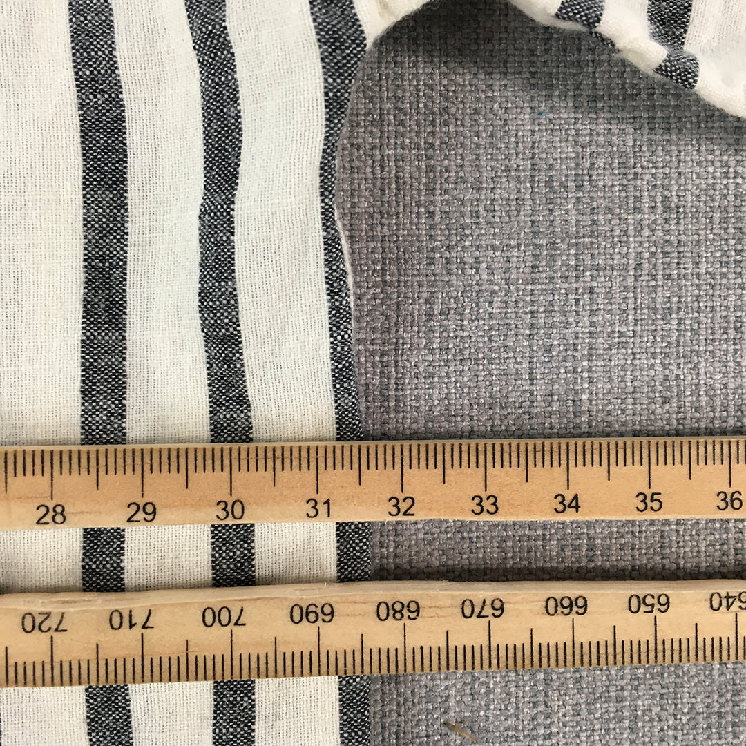 Turtledove London Kids Top Size 5 - 6 Years Grey White Striped Shirt