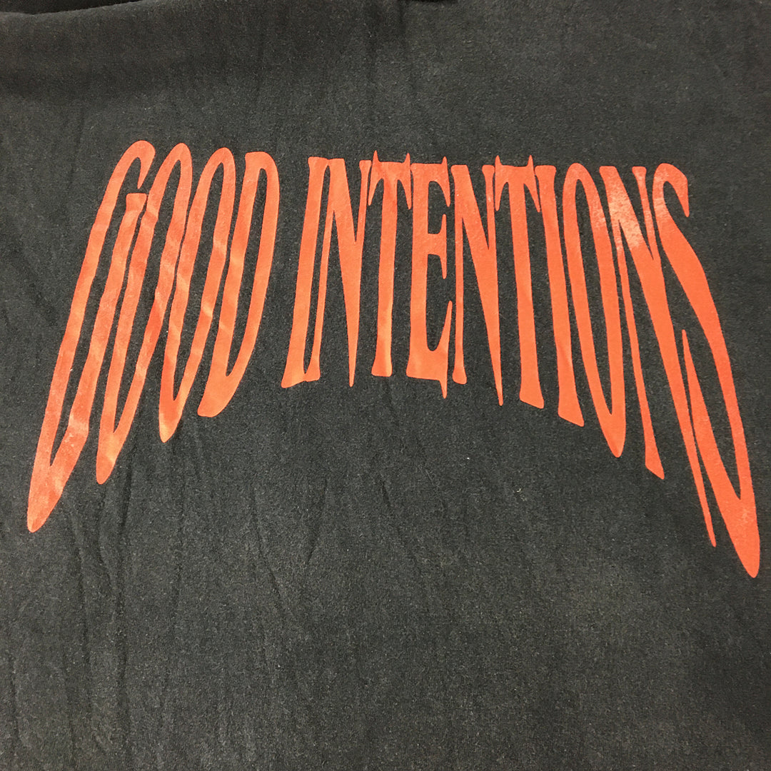 NAV x Vlone Mens T-Shirt Size 2XL Good Intentions Black Red Rap Tee