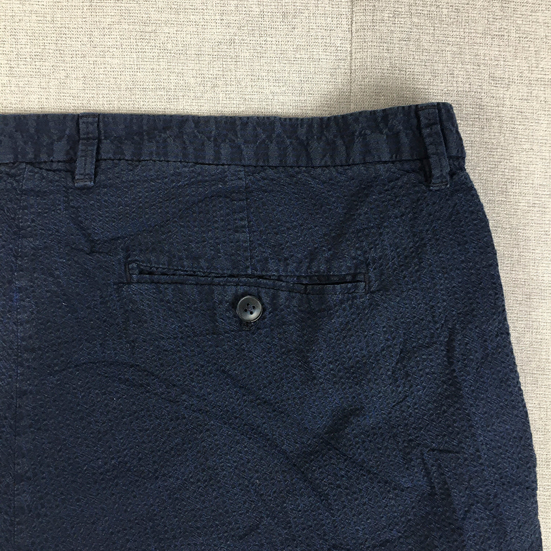 Calvin Klein Mens Chino Pants Size 38 Blue Pockets Casual Walking