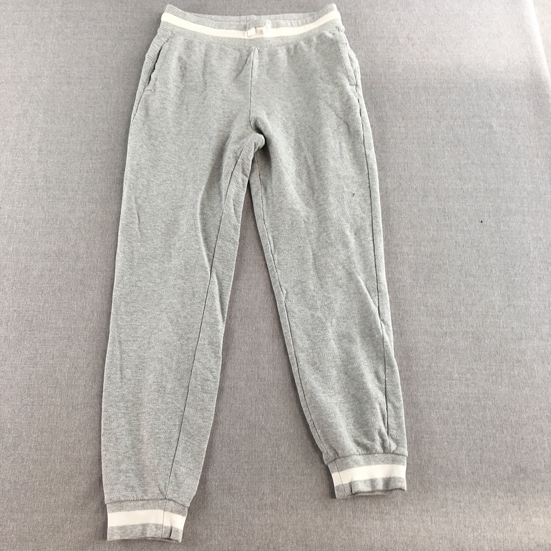 Country Road Kids Girls Tracksuit Pants Size 14 Grey Drawstring Waist Jogger