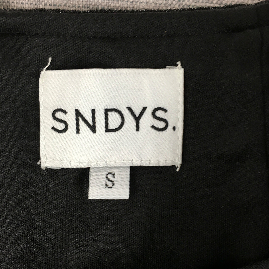 Sndys The Label Womens Mini Skirt Size S Black Sparkle Back Zip