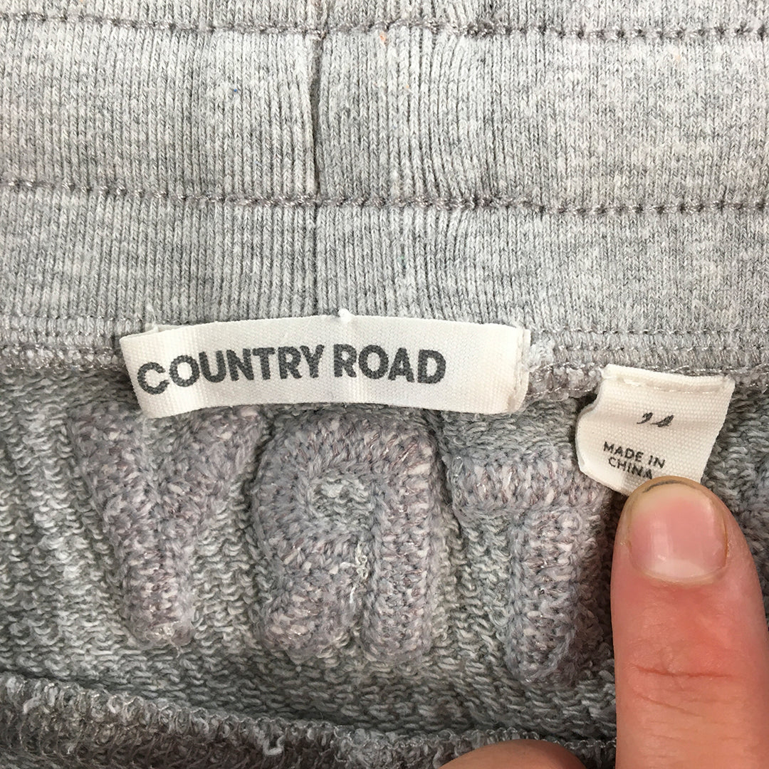 Country Road Kids Girls Tracksuit Pants Size 14 Grey Drawstring Waist Jogger