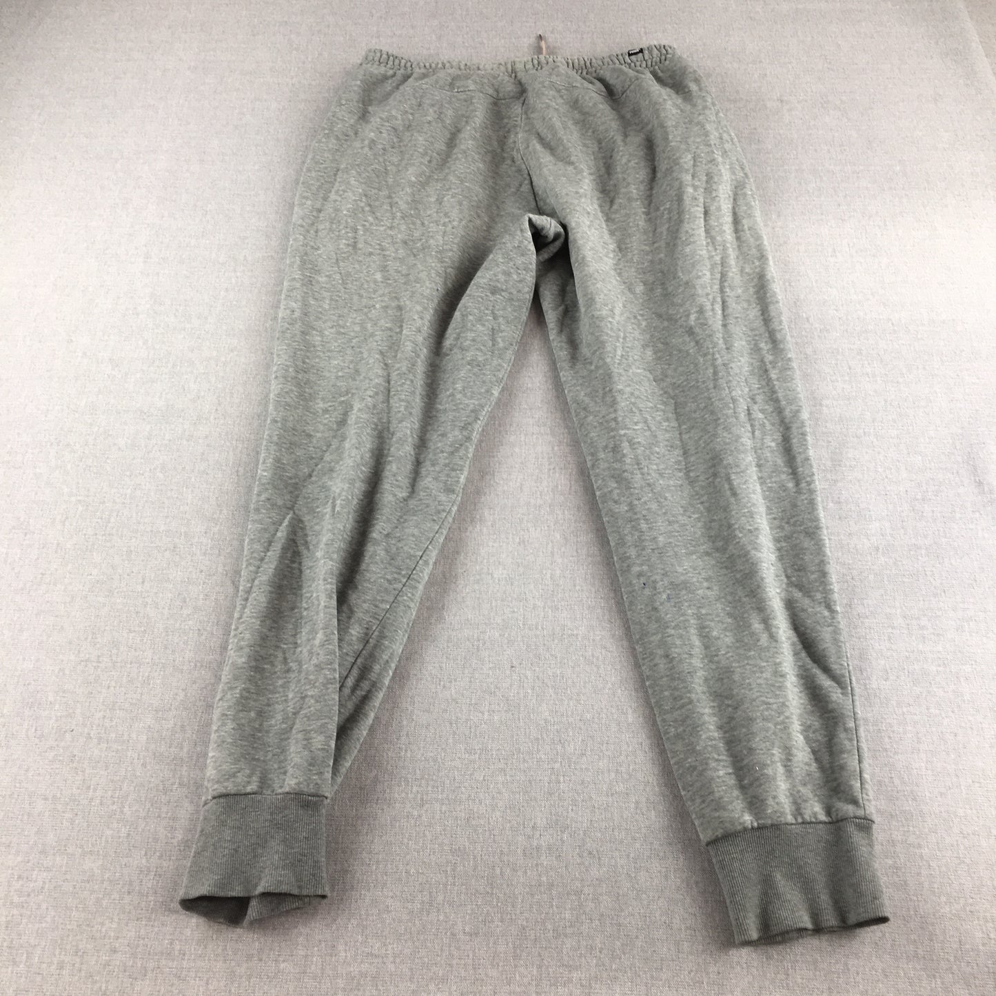 Puma Womens Tracksuit Pants Size M Grey Logo Pockets Sweat Jogger