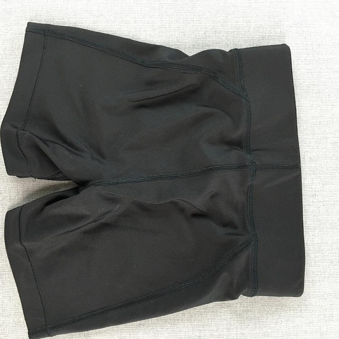 Under Armour Womens Shorts Size XS Black Logo Stretch Fabric Activewear