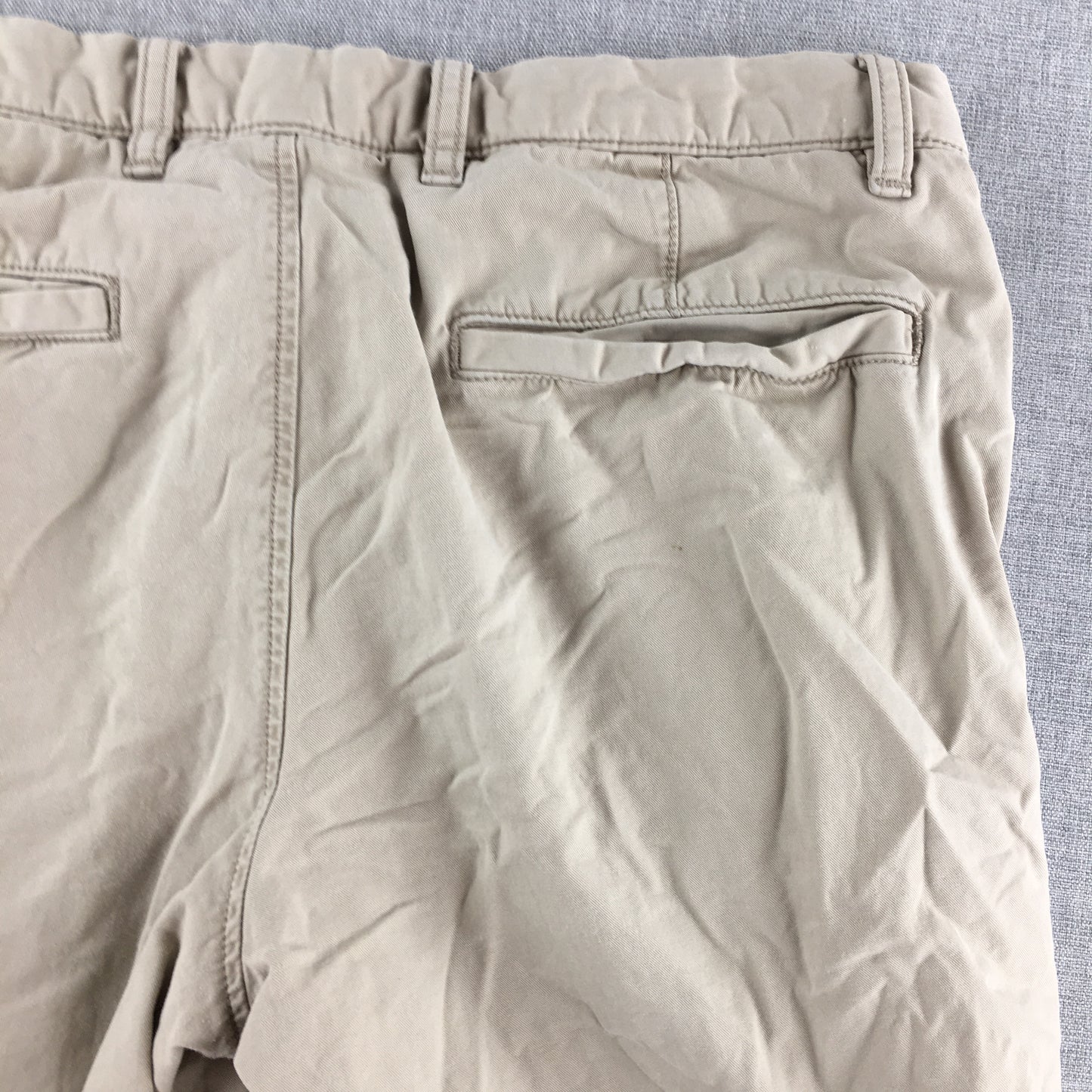 Uniqlo Mens Chino Shorts Size M Grey Pockets