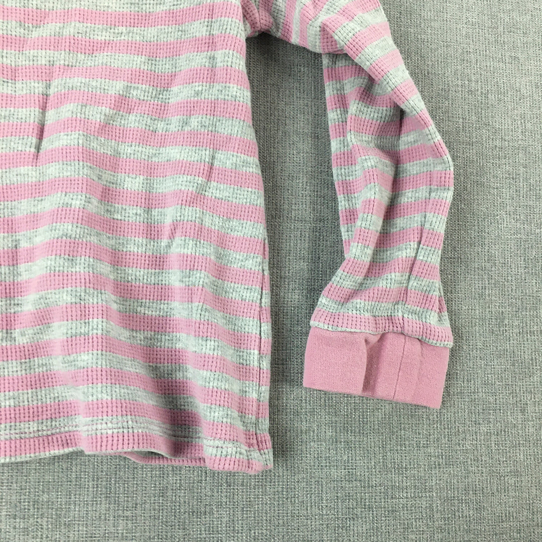 Peter Alexander Jnr Kids Girls Sleep Shirt Size 3 Toddler Pink Striped Pajama