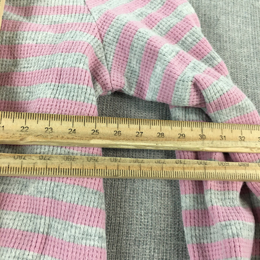 Peter Alexander Jnr Kids Girls Sleep Shirt Size 3 Toddler Pink Striped Pajama