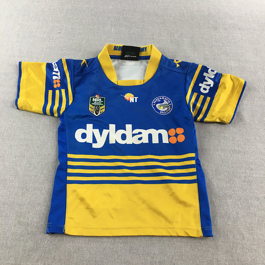 Parramatta Eels Kids Boys Jersey Size 6 NRL Rugby League Shirt