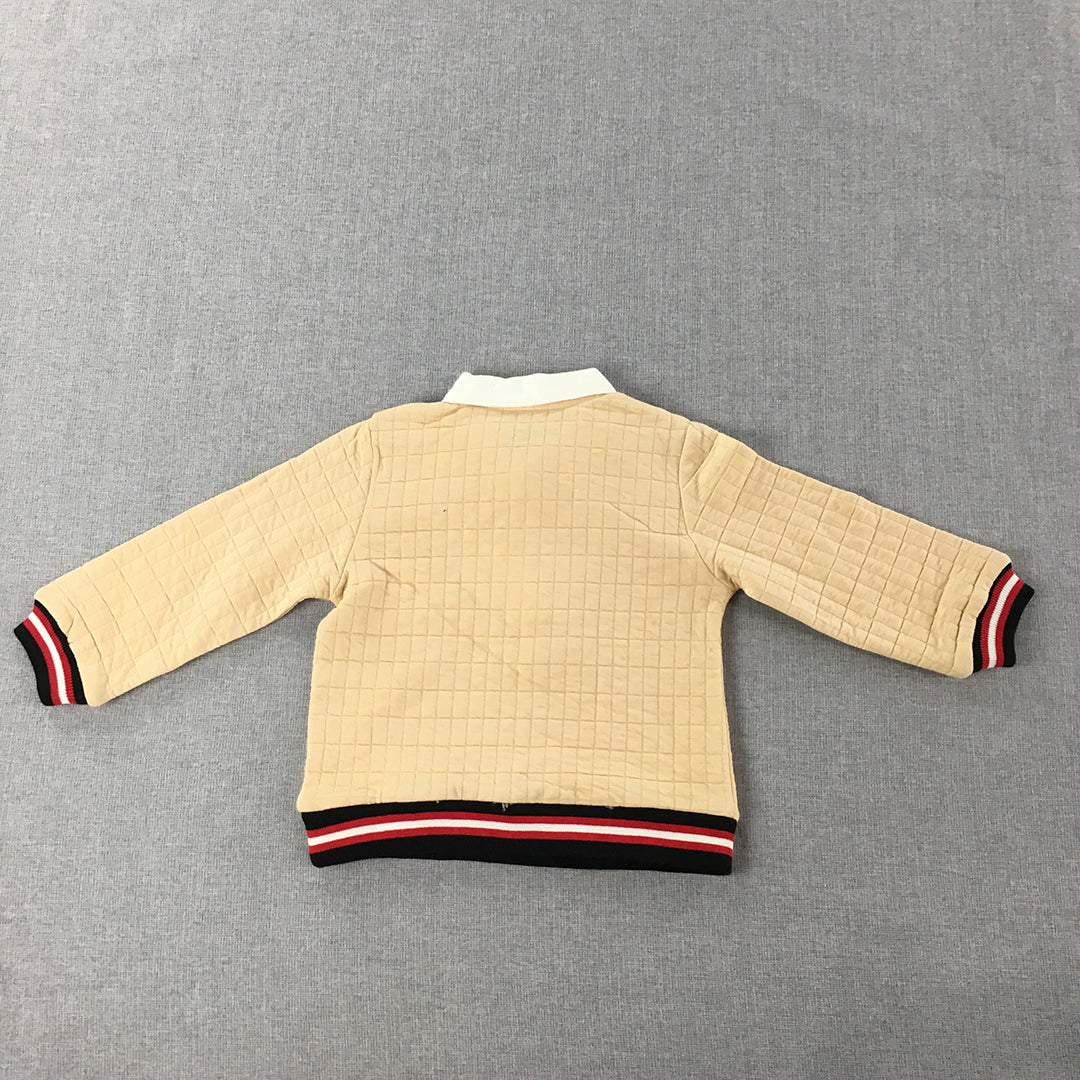 Roberta Di Camerino Kids Top Size 2 Baby Toddler Brown Long Sleeve Shirt