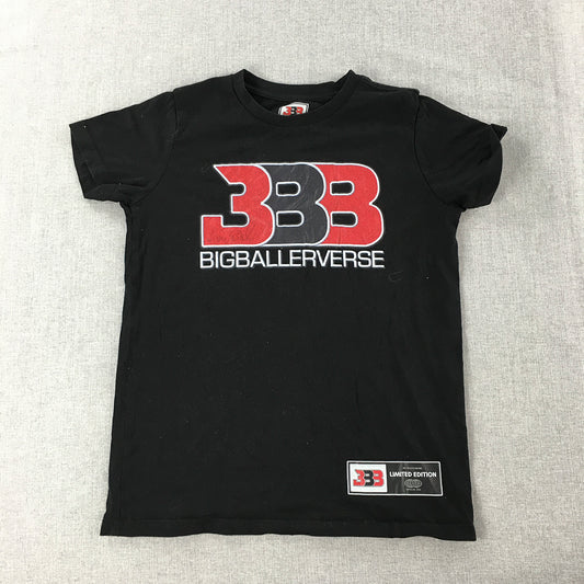 Big Baller Brand Kids Boys T-Shirt Size 12 BigBallerVerse Black Logo BBB