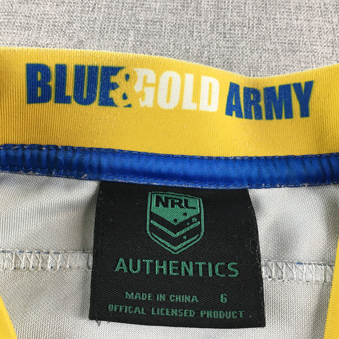 Parramatta Eels Kids Boys Jersey Size 6 NRL Rugby League Shirt