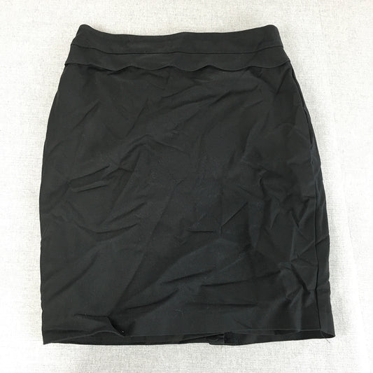 Portmans Womens Pencil Skirt Size 10 Black Straight