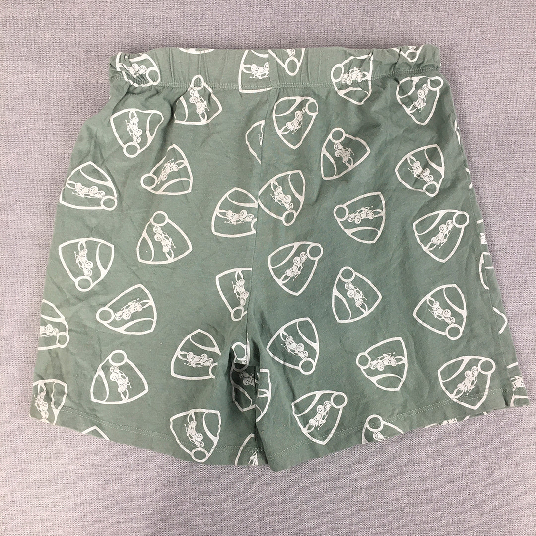 Rocket League Kids Boys Shorts Size 12 Green Logo Pattern Videogame