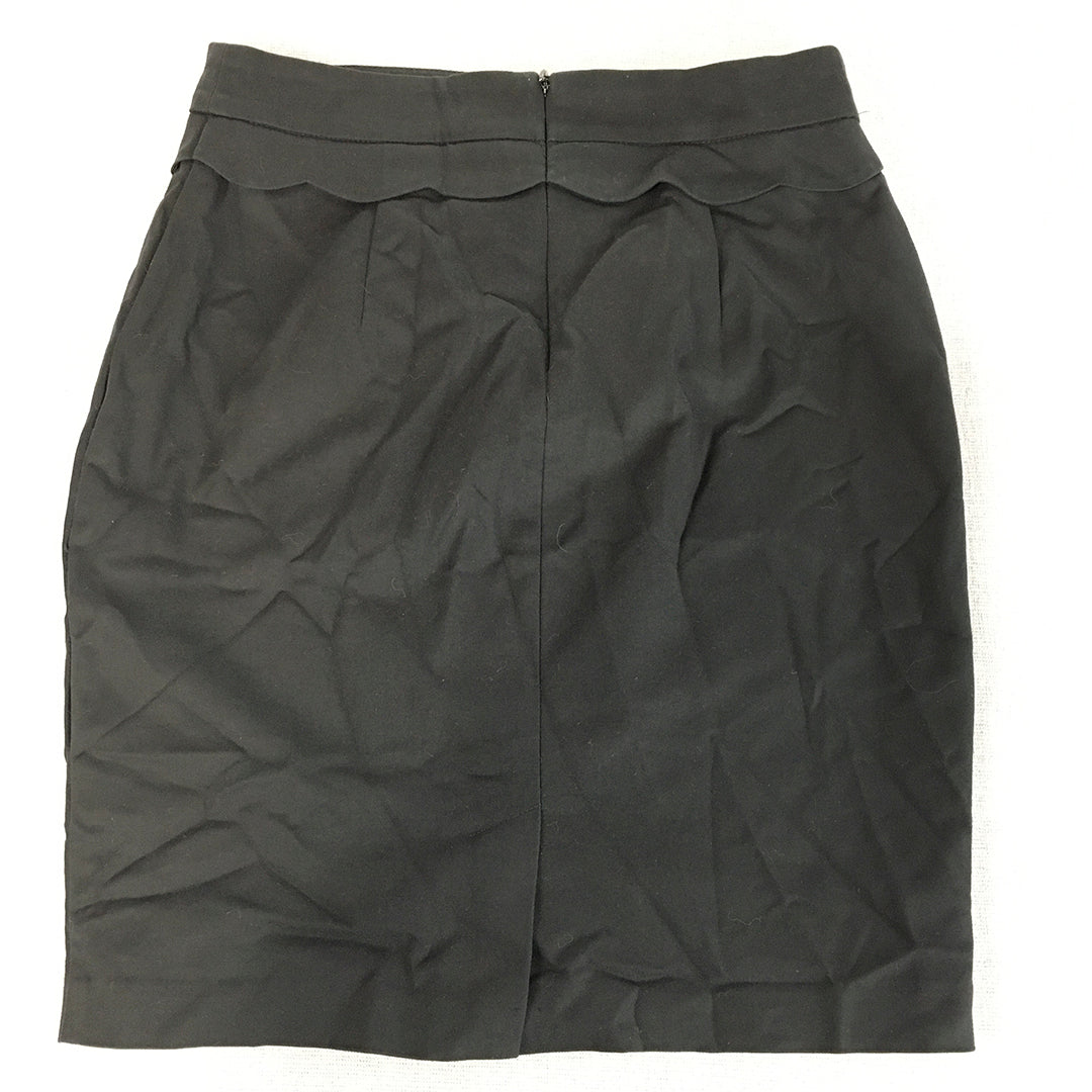 Portmans Womens Pencil Skirt Size 10 Black Straight