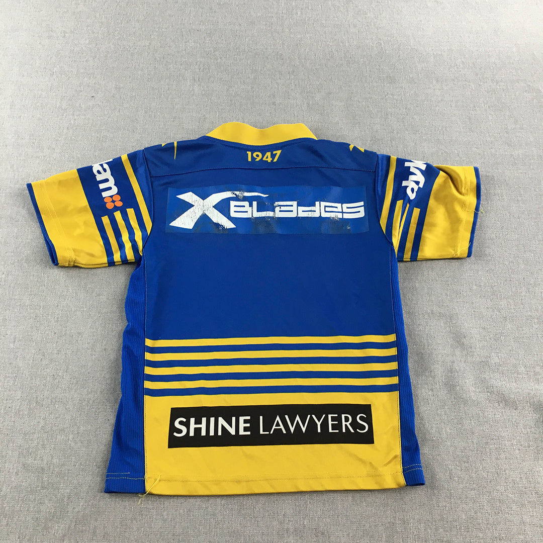 Parramatta Eels Kids Boys Jersey Size 6 NRL Rugby League Shirt