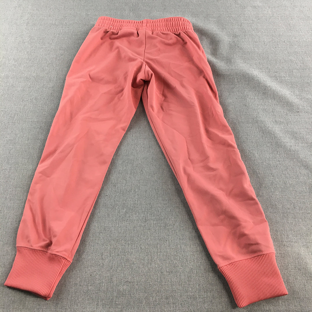 Nike Kids Girls Tracksuit Pants Youth Size XS (7 - 8 Years) Pink Logo Jogger