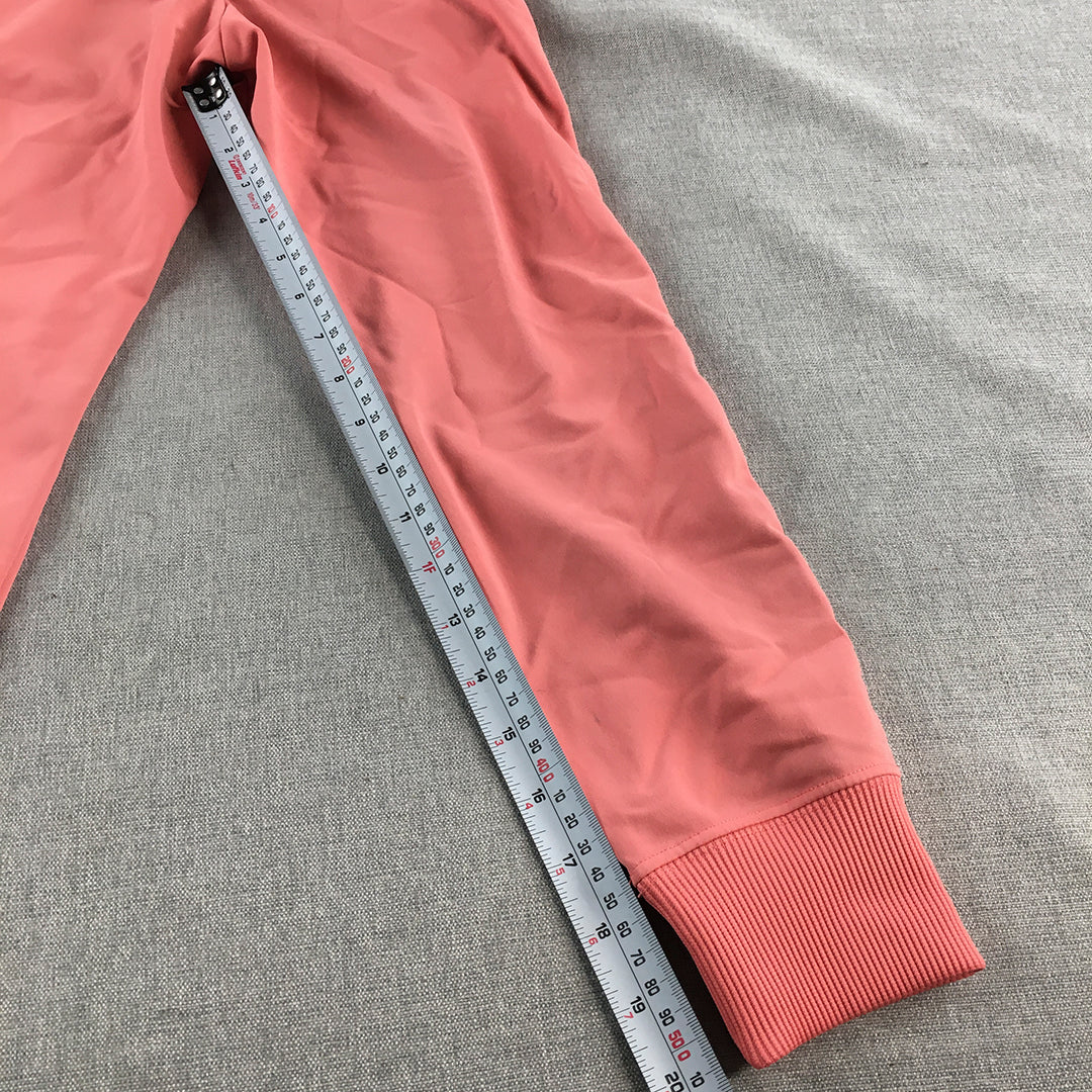 Nike Kids Girls Tracksuit Pants Youth Size XS (7 - 8 Years) Pink Logo Jogger