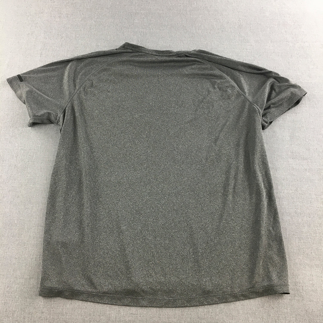 H&M Sport Mens T-Shirt Size XL Grey Short Sleeve Athletic