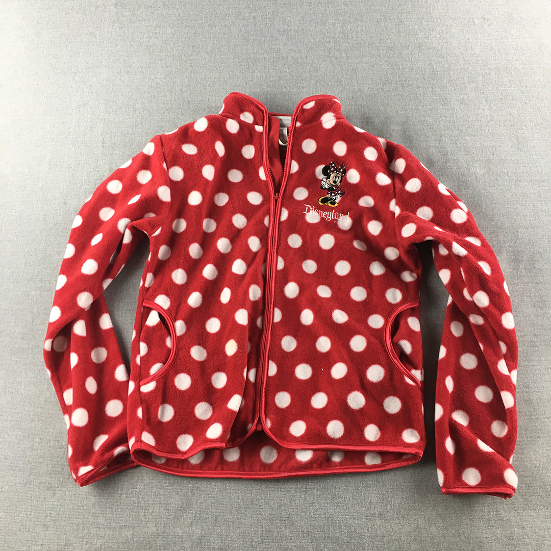 Disneyland Kids Girls Jacket Youth Size XL (14 Years) Red Minnie Mouse Disney