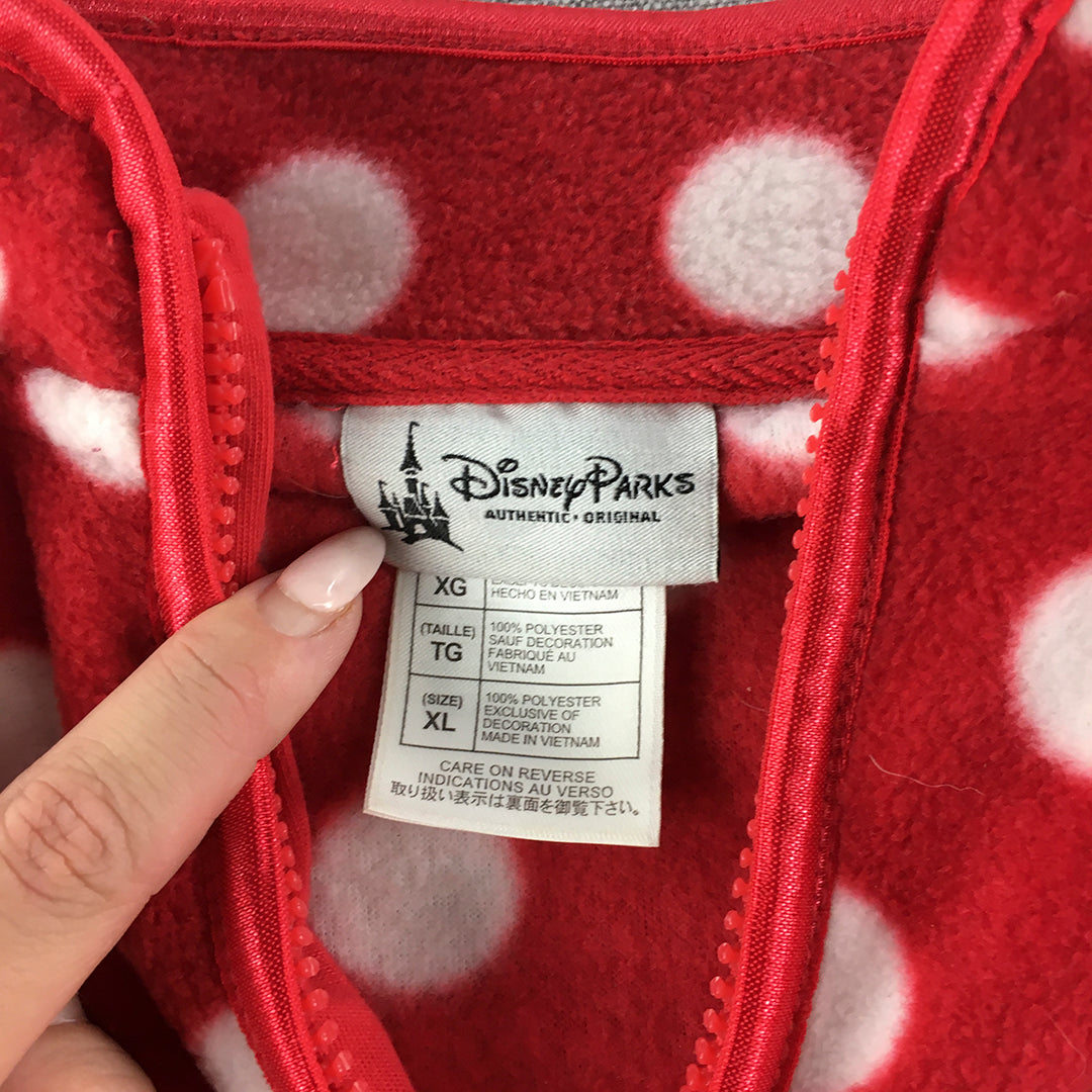 Disneyland Kids Girls Jacket Youth Size XL (14 Years) Red Minnie Mouse Disney