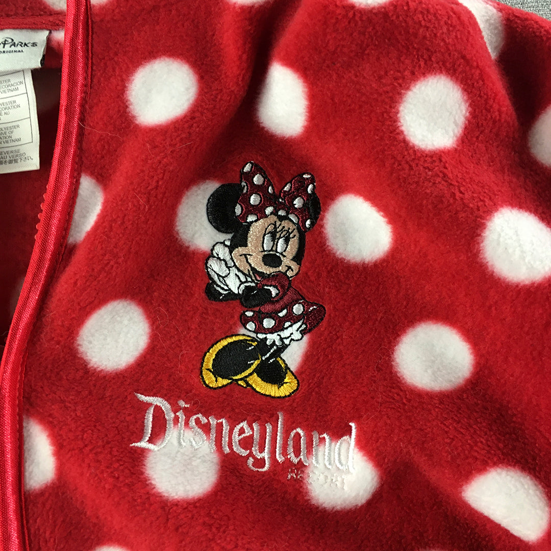 Disneyland Kids Girls Jacket Youth Size XL (14 Years) Red Minnie Mouse Disney