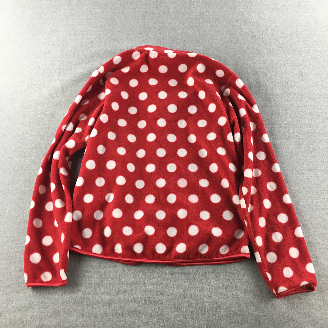 Disneyland Kids Girls Jacket Youth Size XL (14 Years) Red Minnie Mouse Disney