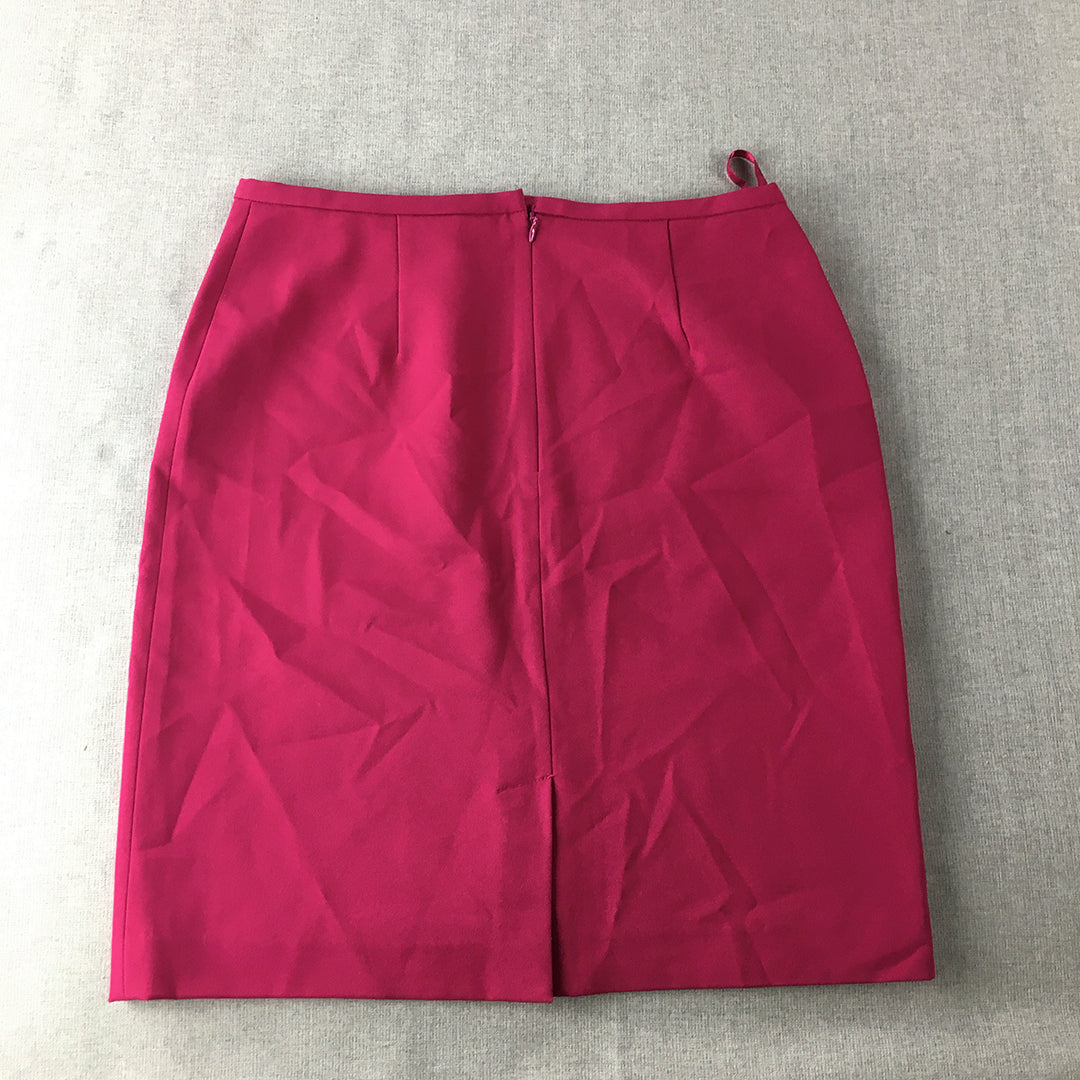 Hennes Collection Womens Skirt Size 38 Pink Straight