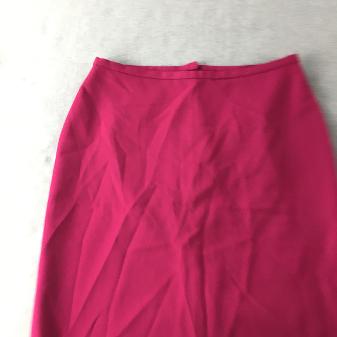 Hennes Collection Womens Skirt Size 38 Pink Straight