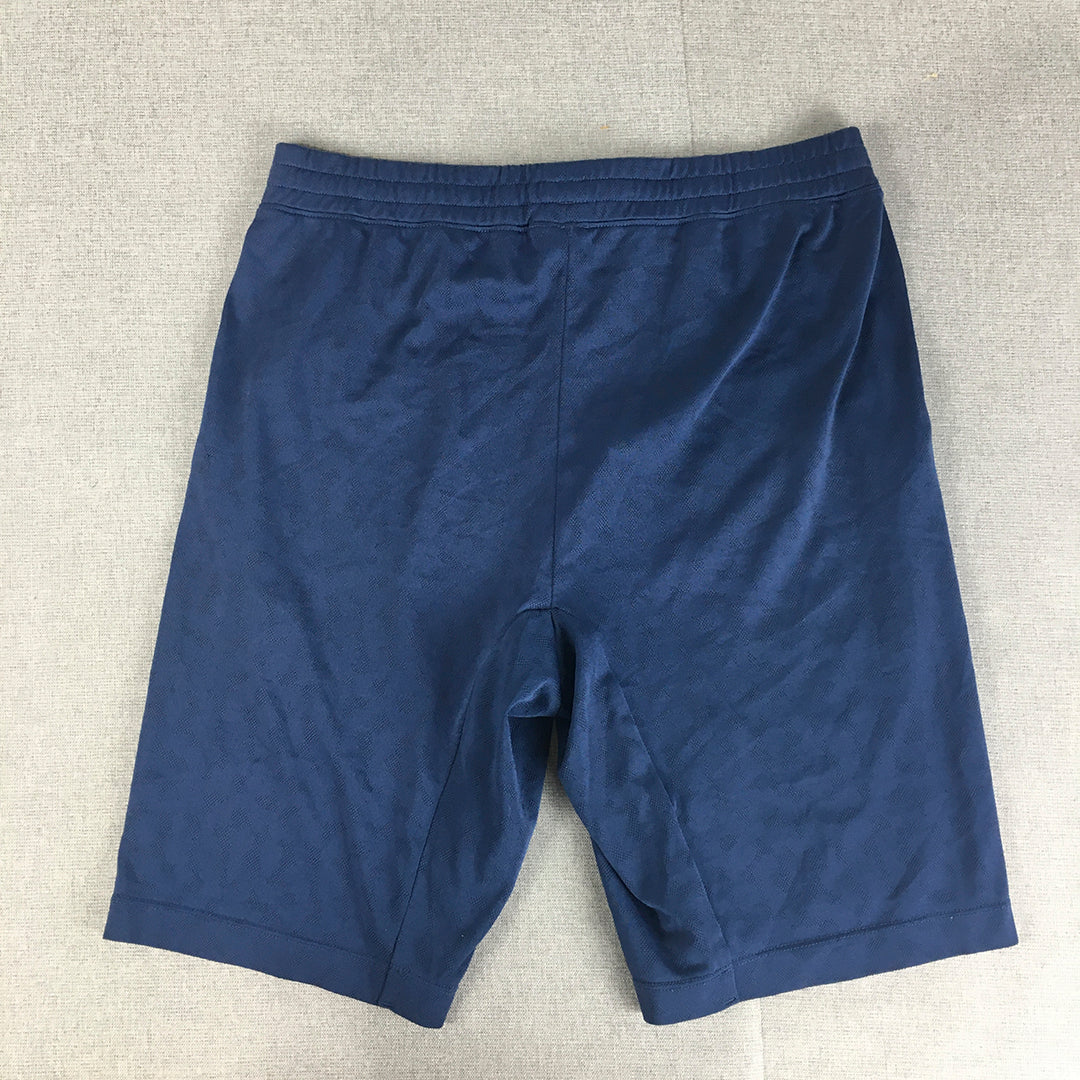 Uniqlo SPRZ NY Mens Active Shorts Size S Blue Elastic Waist Pockets