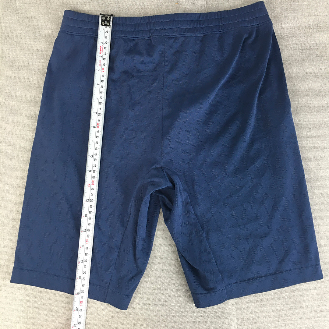 Uniqlo SPRZ NY Mens Active Shorts Size S Blue Elastic Waist Pockets