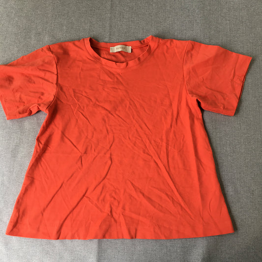 Gomaye Womens T-Shirt Size 6 Orange Short Sleeve Top