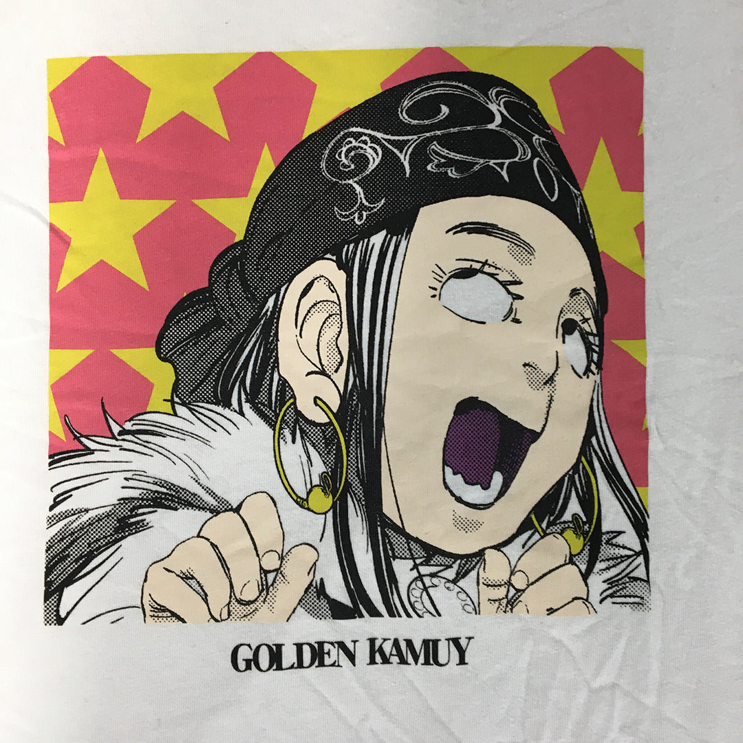 Uniqlo UT x Golden Kamuy Mens T-Shirt Size M White Western Anime Tee