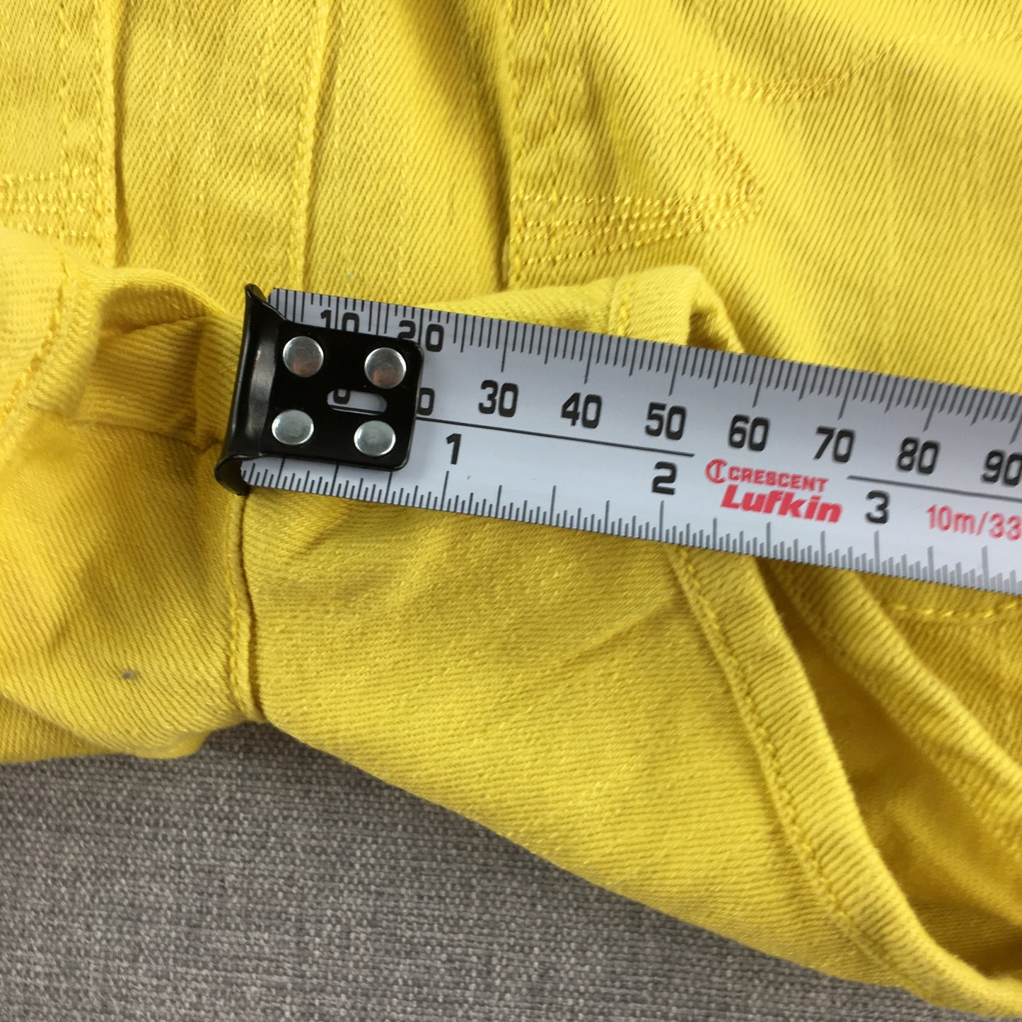 Mooks Kids Girls Shorts Size 14 Yellow Pockets