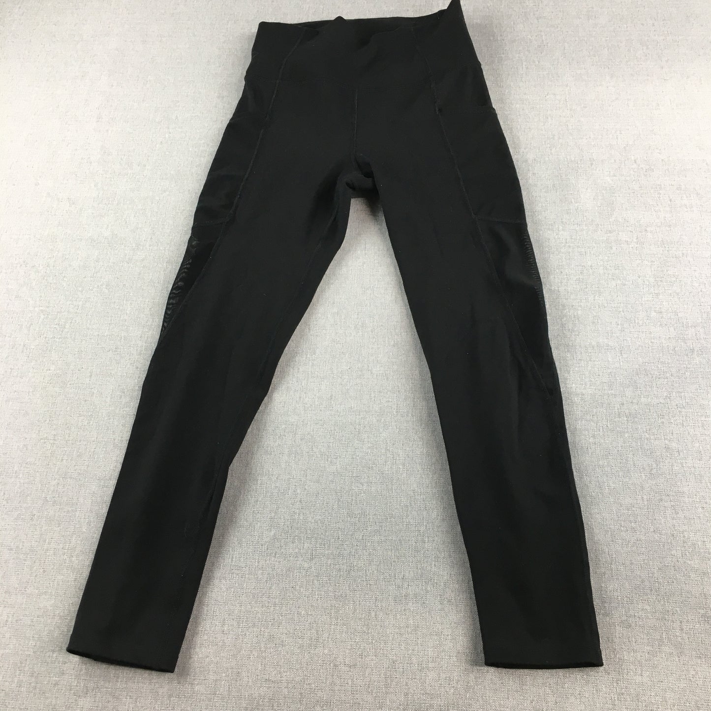 Rock Wear Womens Leggings Size 8 Black Athletic Running Gym