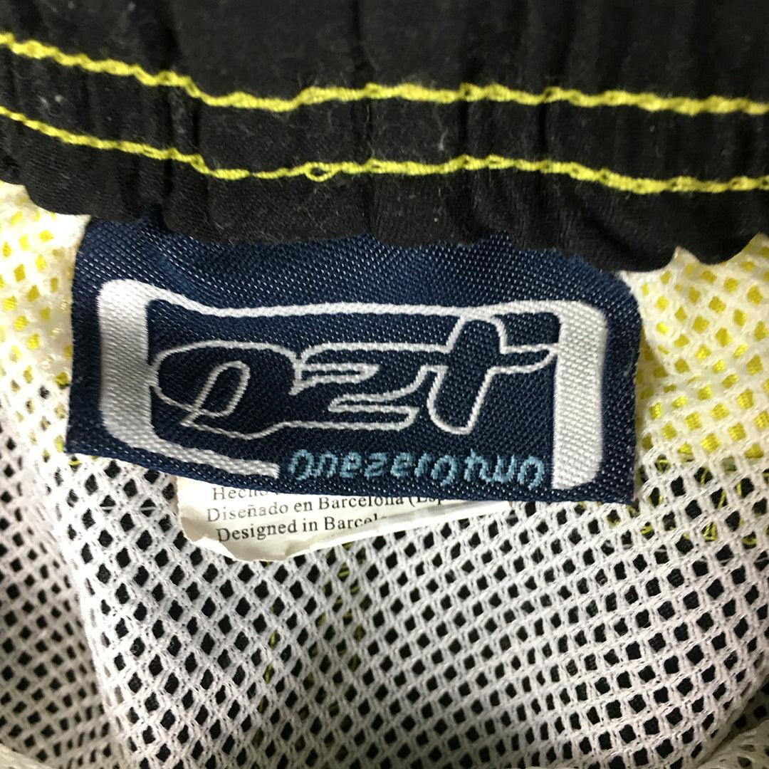 One Zero Two Kids Boys Board Shorts Size 15 Yellow Surf Swim OZT