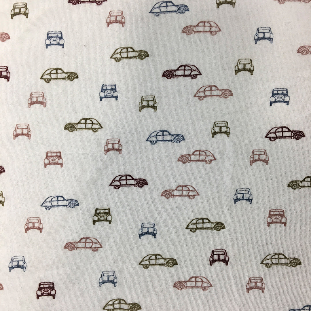 RW & Co. Womens T-Shirt Size 2XL White Car Auto Pattern Dot Pocket Top