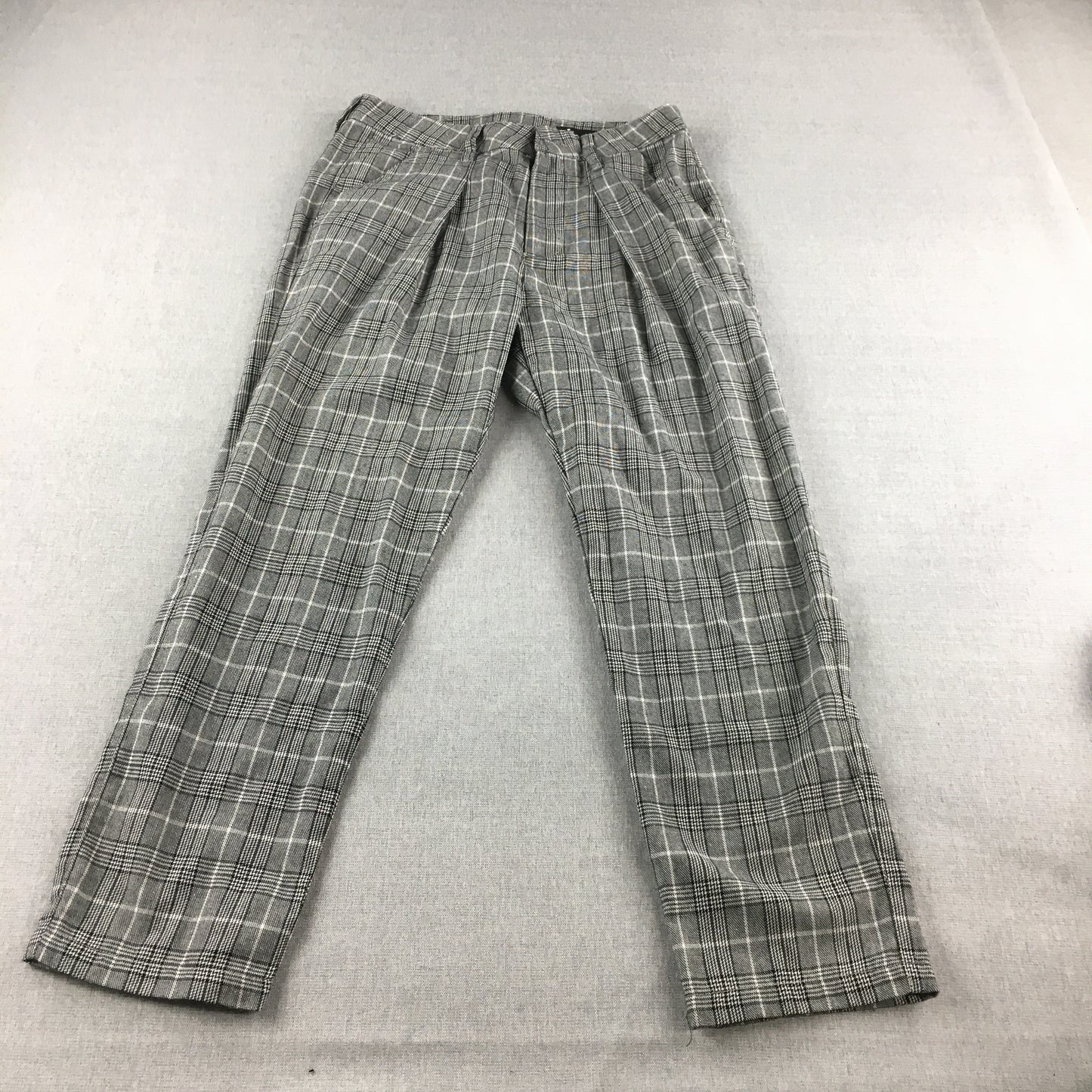 Thrills Womens Pants Size 10 Grey Pockets Pleated