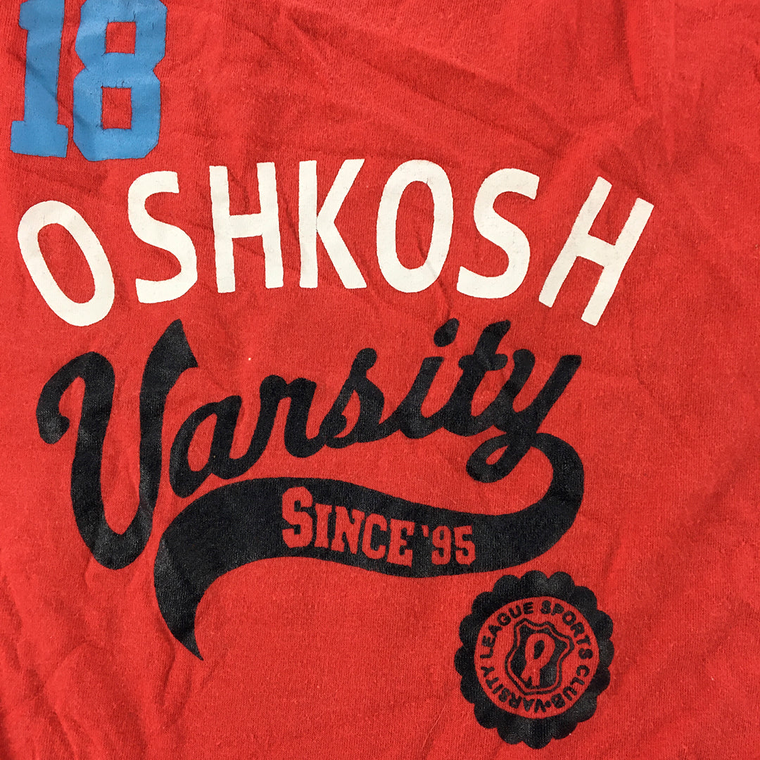 Osh Kosh B'gosh Kids Boys T-Shirt Size 8 Red Short Sleeve Top