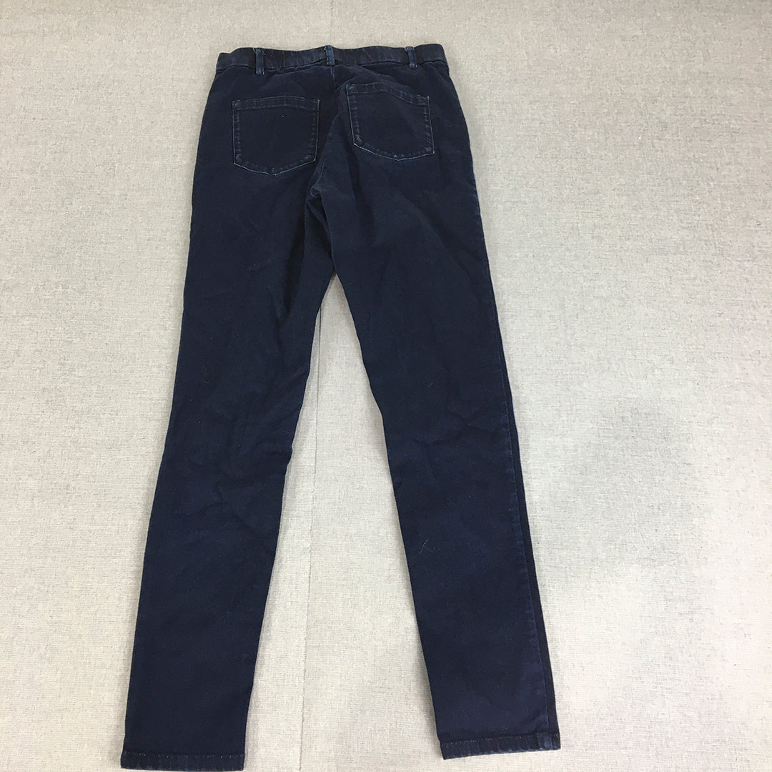 Uniqlo Womens Skinny Jeans Size XS Blue Dark Wash Denim Stretch