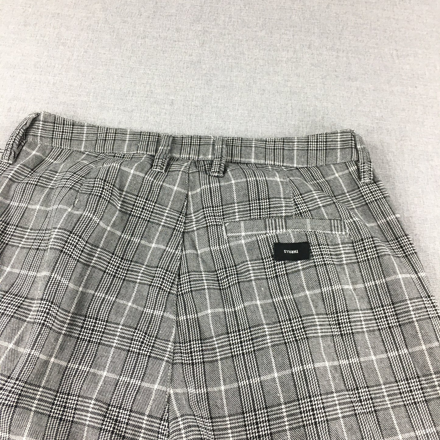 Thrills Womens Pants Size 10 Grey Pockets Pleated