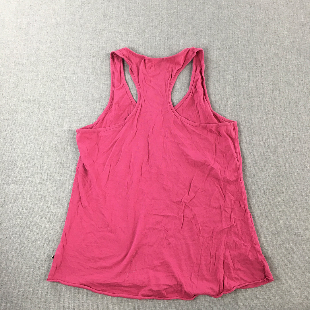 Russell Athletic Kids Girls Tank Top Size 14 Pink Sleeveless Singlet Shirt