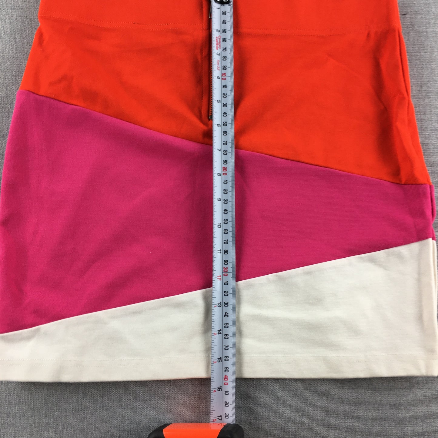 Bardot Womens Mini Skirt Size 10 Pink Orange White